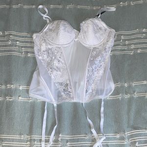 White Lace Corset